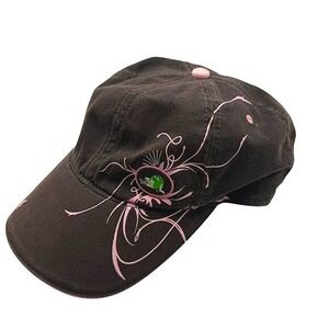 Vintage Y2K Kyle Busch Nascar Hat M&M Racing Sponsor Brown and Pink OS